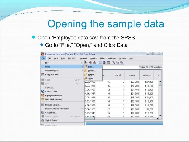employee data.sav spss